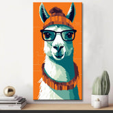 Llama Portrait Painting by Numbers
